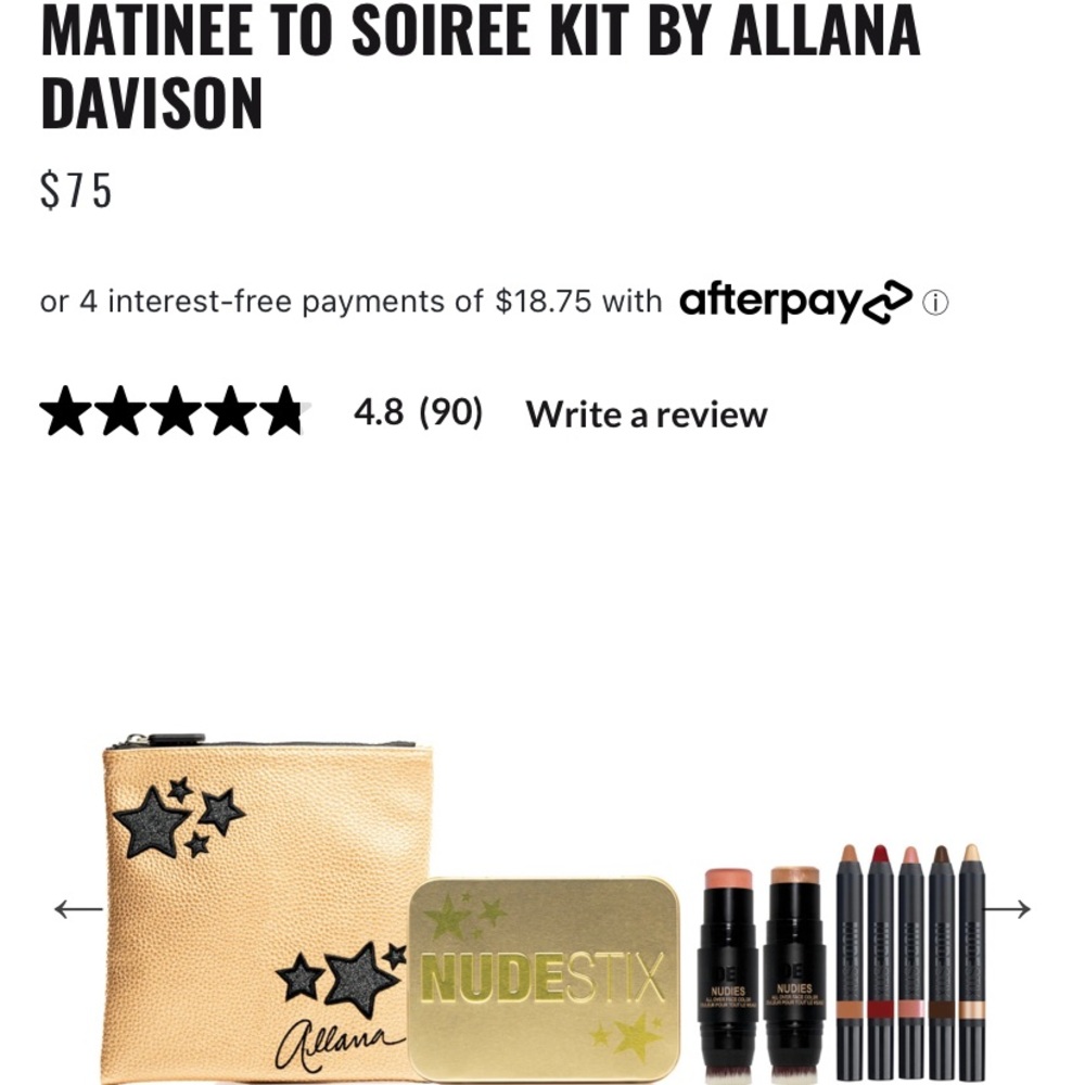 NUDESTIX x Allana Davison Matinee to Soirée Kit